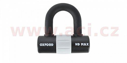 zámek U profil HD Max, OXFORD (černý/šedý, průměr čepu 14 mm)